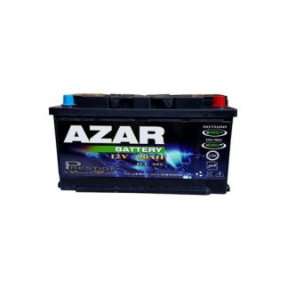 باتری 90 آمپر آذر پایه بلند قطب چپ