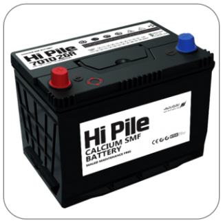 باتری 70 آمپر هایپیل پایه بلند قطب چپ