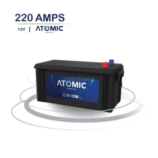 باتری اتمیک- 220 آمپر- قالب TRUCK