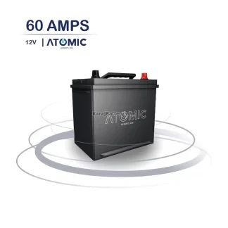 باتری اتمیک- 60 آمپر- قالب D23 - قطب چپ