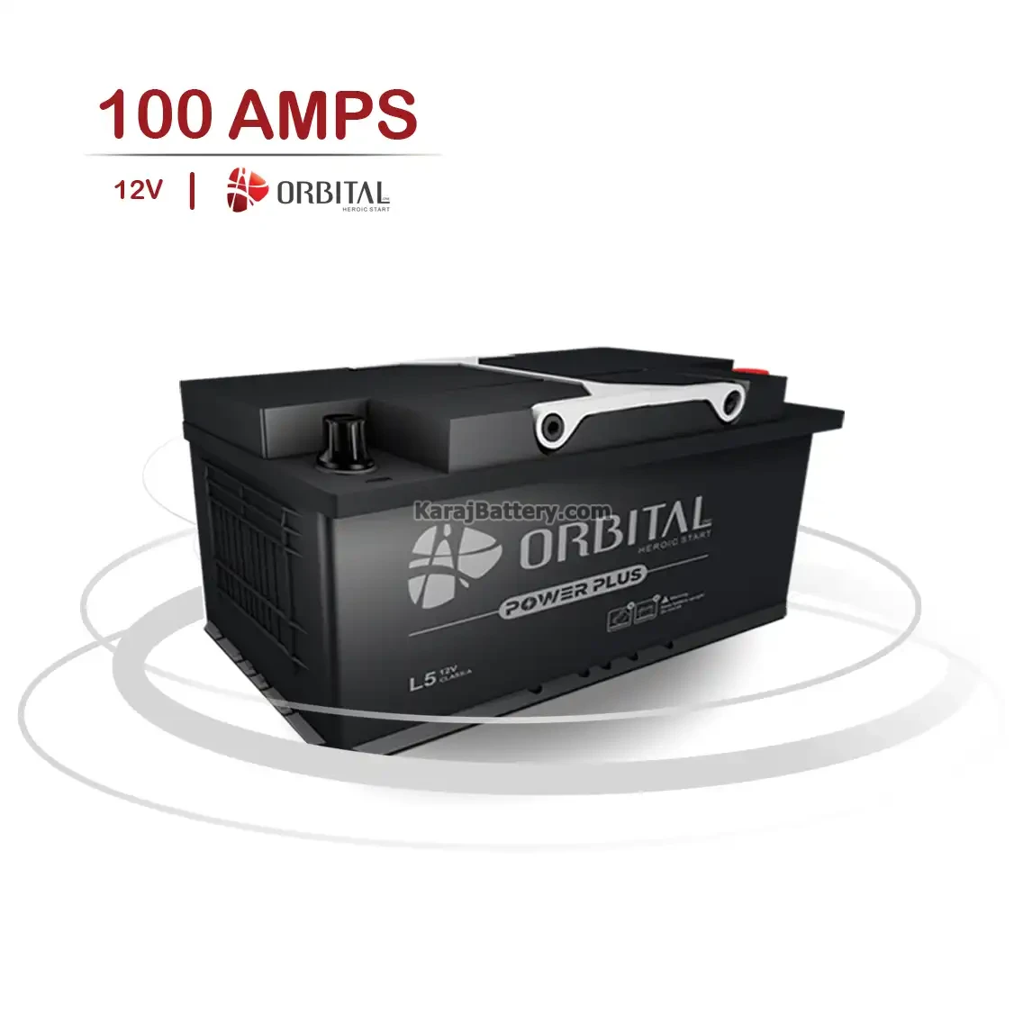 باتری اوربیتال- 100 آمپر- قالب L5