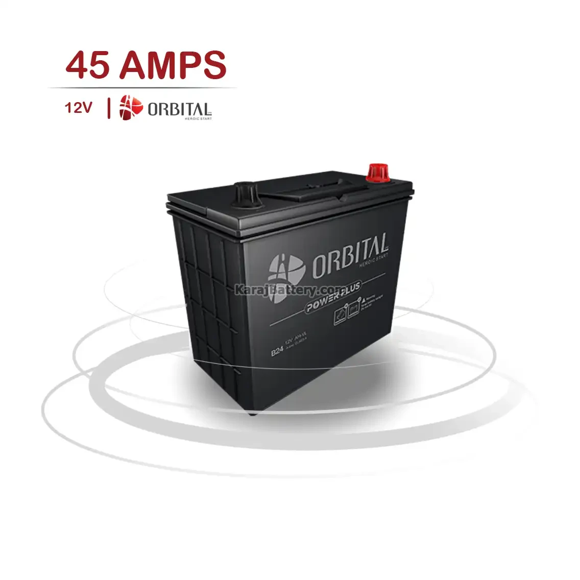 باتری اوربیتال- 45 آمپر- قالب B24