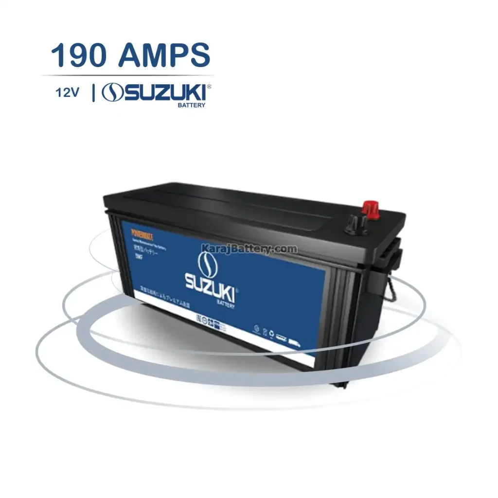 باتری سوزوکی- 190 آمپر- قالب TRUCK