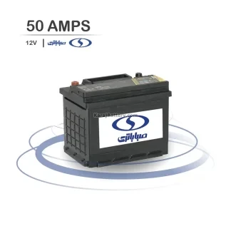 باتری صبا باتری- 50 آمپر- قالب L1 و L2