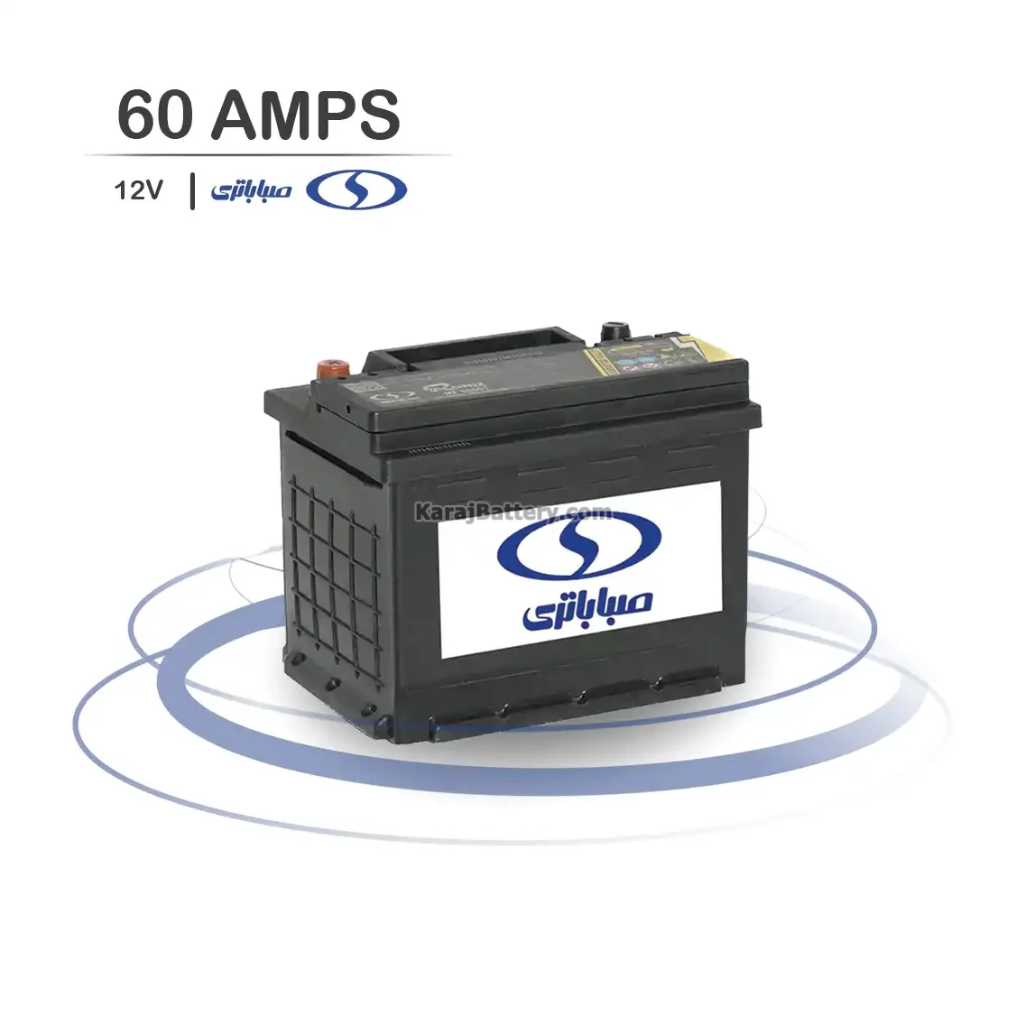 باتری صبا باتری- 60 آمپر- قالب L2