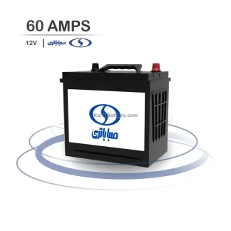 باتری صبا باتری- 60 آمپر- قالبD23