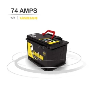 باتری واریان- 74 آمپر- قالب L3