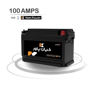 باتری کیان پاور- 100 آمپر- قالب L5