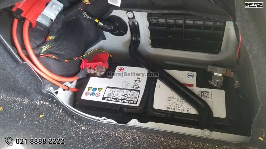 جایگاه باتری بی ام و 650i