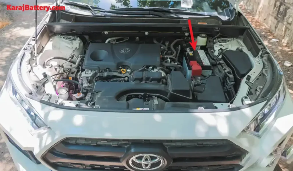 محل قرارگیری باتری تویوتا کرولا کراس بنزینی - کرج باتری